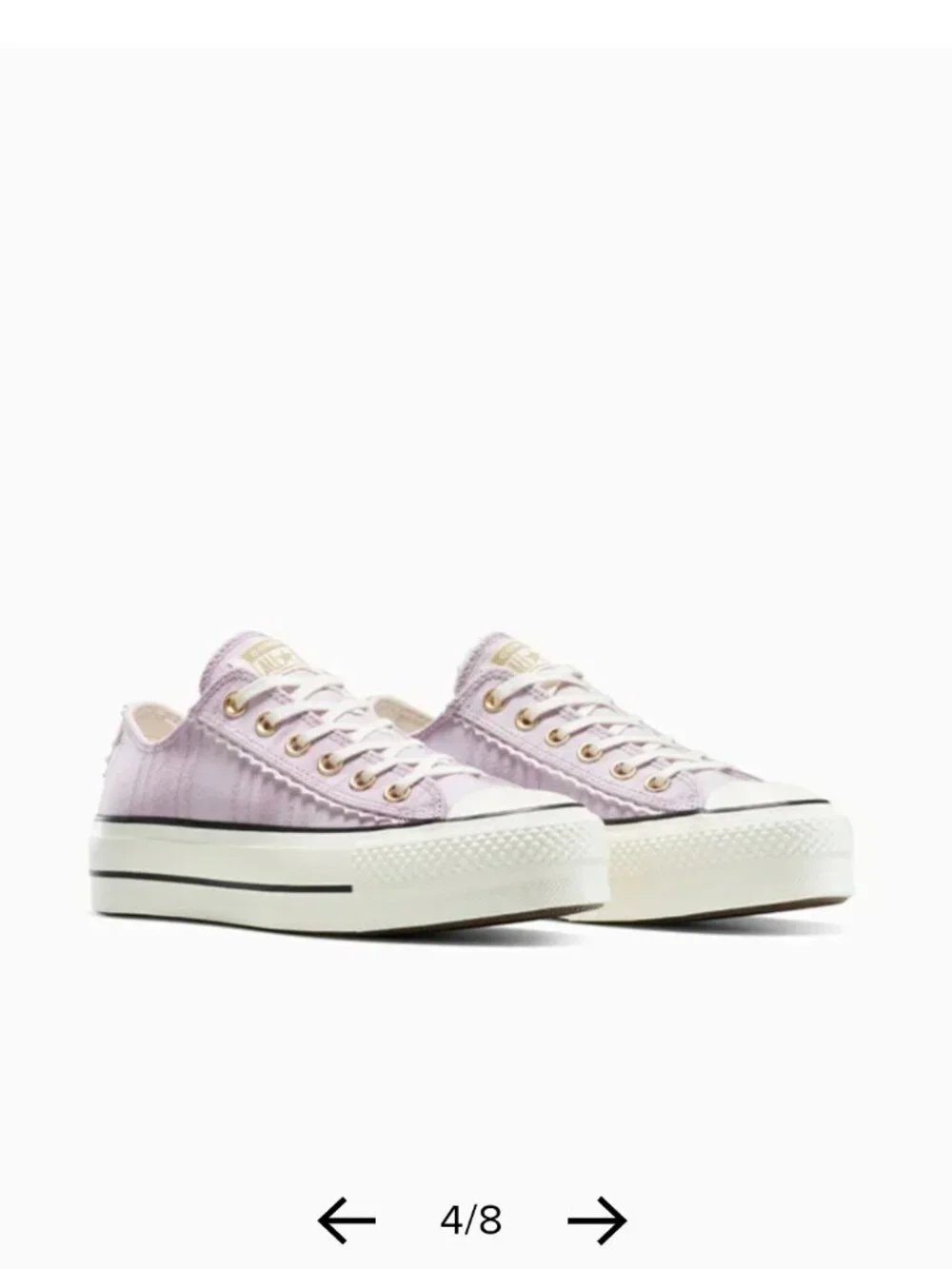 Converse Chuck Taylor All Star Lift School Daze Platform Sneakers – Lilac/Purple - Picture 2 of 11